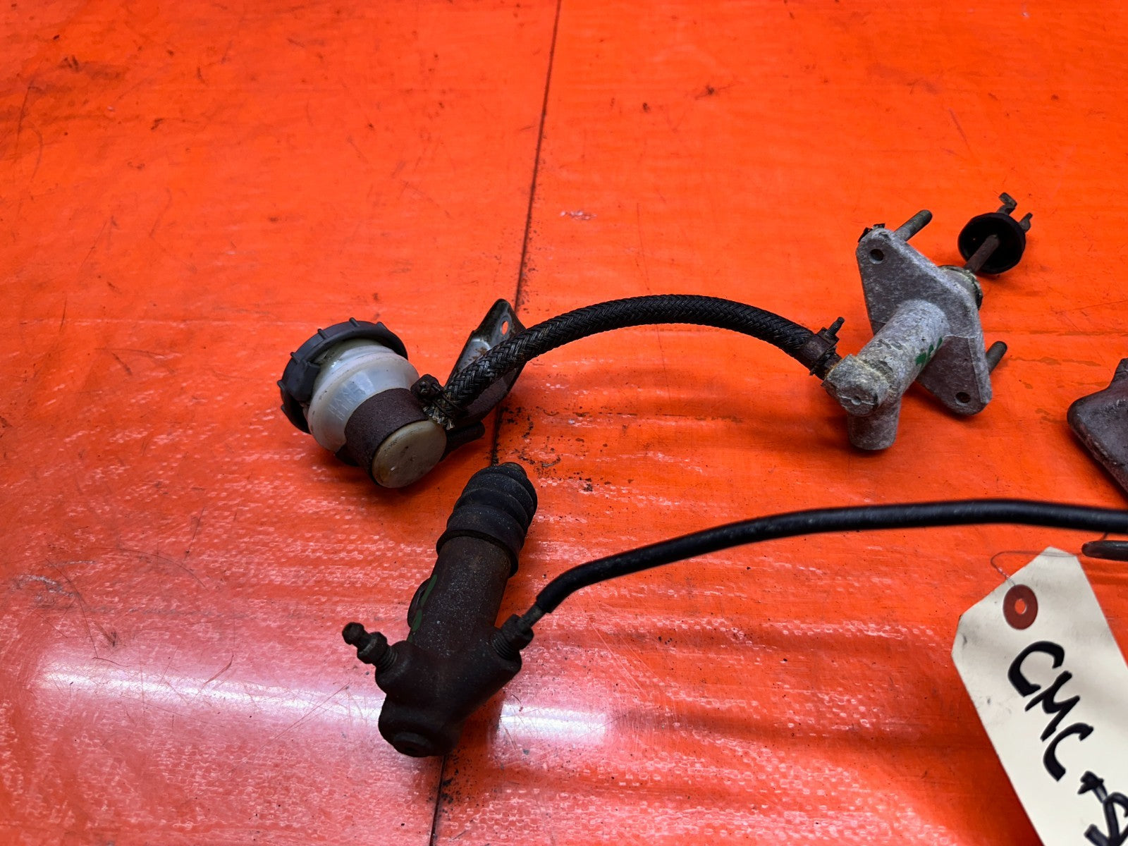 92 96 HONDA PRELUDE MT CLUTCH MASTER SLAVE CYLINDER OEM #3327
