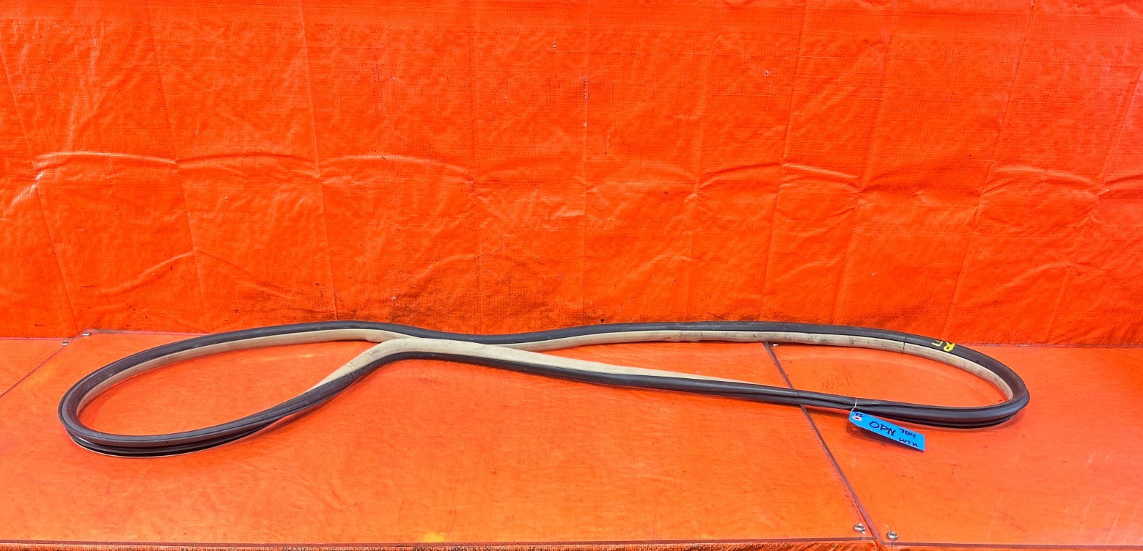 04 08 ACURA TSX   RIGHT FRONT DOOR TO CHASSIS WEATHER STRIP OPEN TRIM OEM #3040