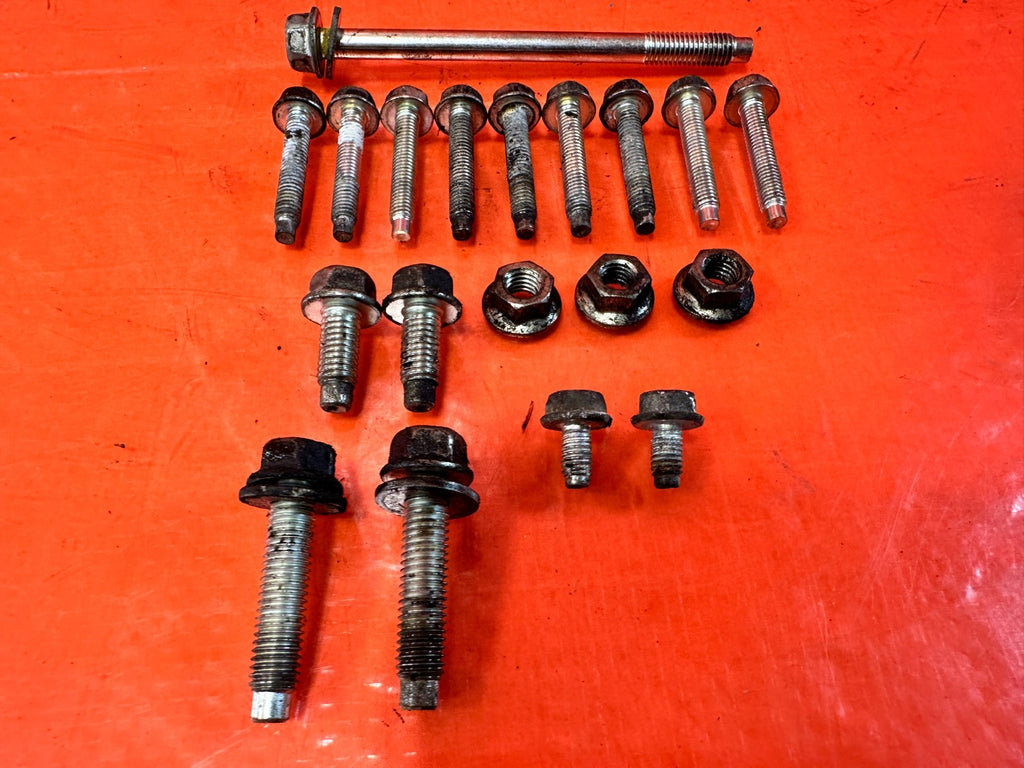 07 11 MAZDA RX8 RX 8   13B MSPINTAKE MANIFOLD BOLTS NUTS   OEM FACTORY #3033