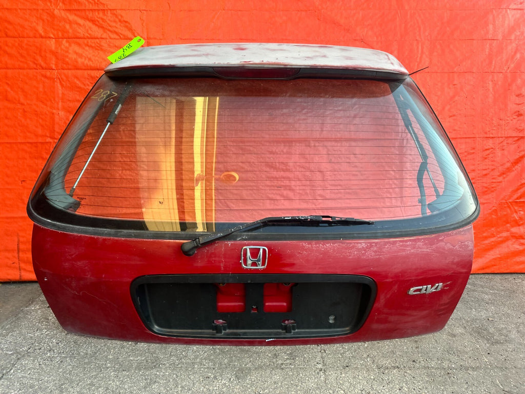 96 00 HONDA CIVIC   REAR HATCH BACK HATCHBACK TAIL GATE TAILGATE TRUN OEM #2876