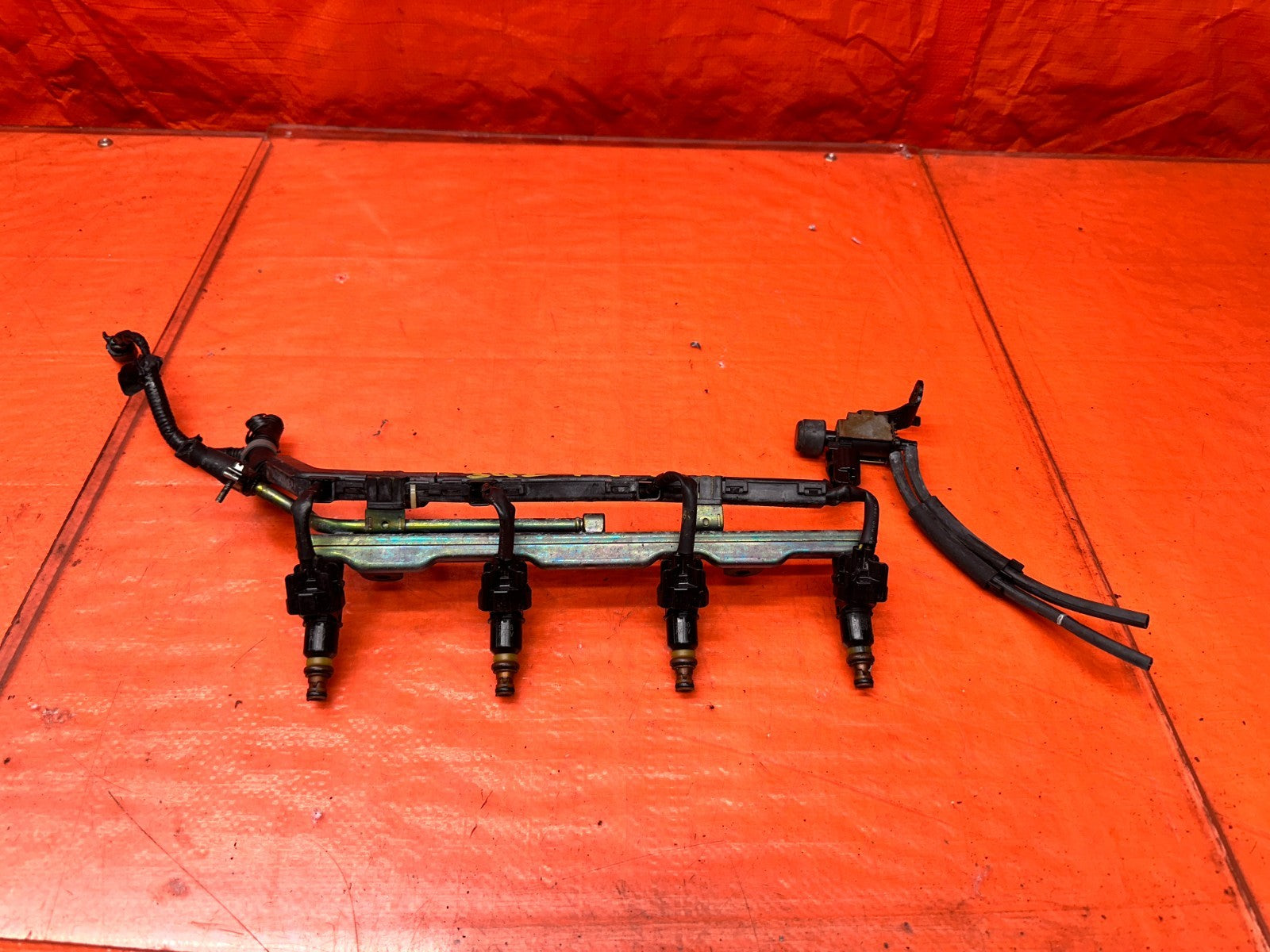 04-05 ACURA TSX 4D 2.4L K24A2 FUEL INJECTOR RAIL SET WITH PIGTAILS WIRING #3420