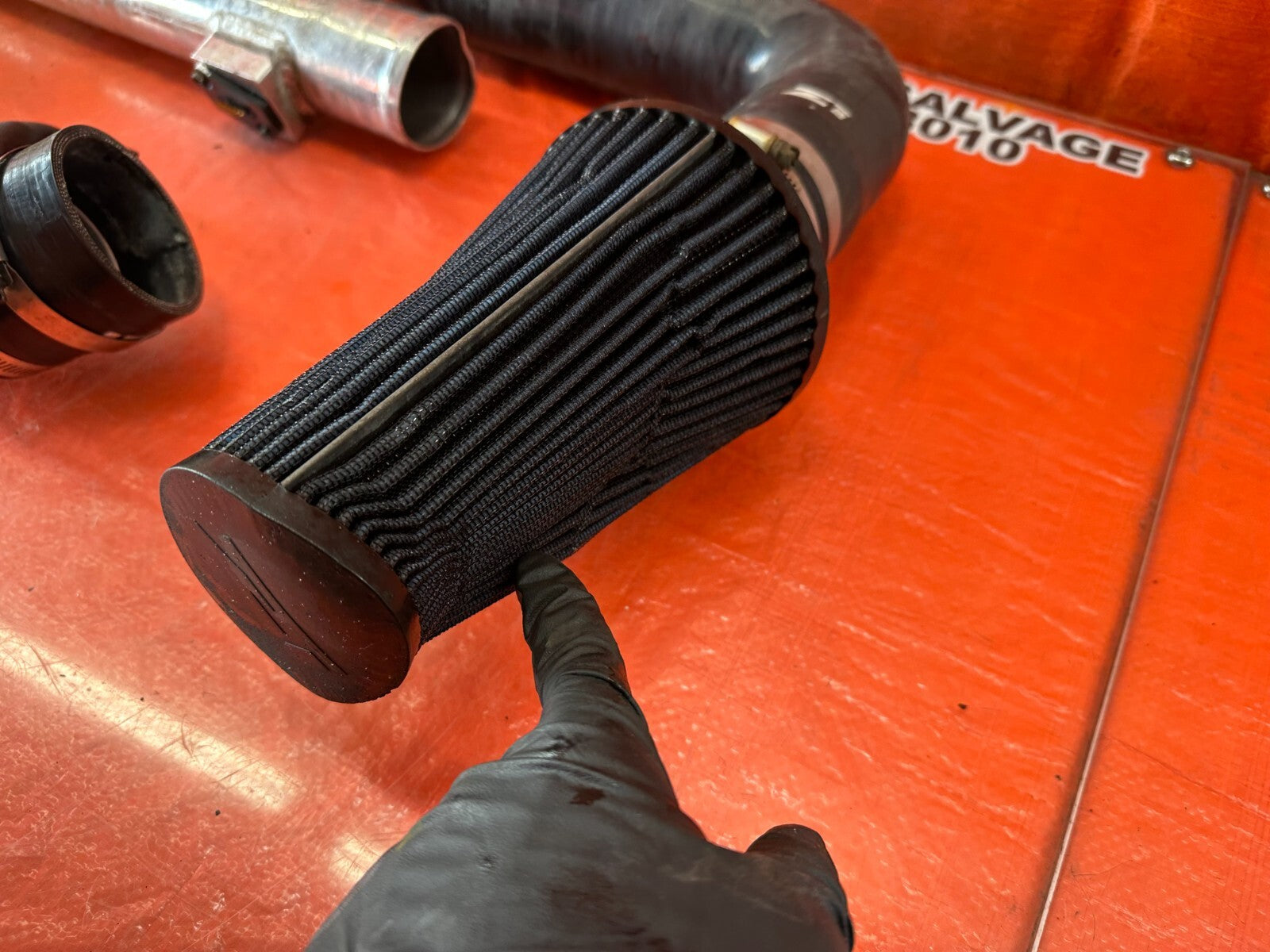 08 15 INFINITI G37 & Q60    2D COUPE   Z1 MOTOR SPORTS COLD AIR INTAKE   FLAW  4