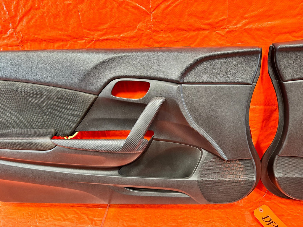 2013 13 HONDA CIVIC SI 2D COUPE   LEFT AND RIGHT DOOR PANELS DOOR PANEL SET #26511