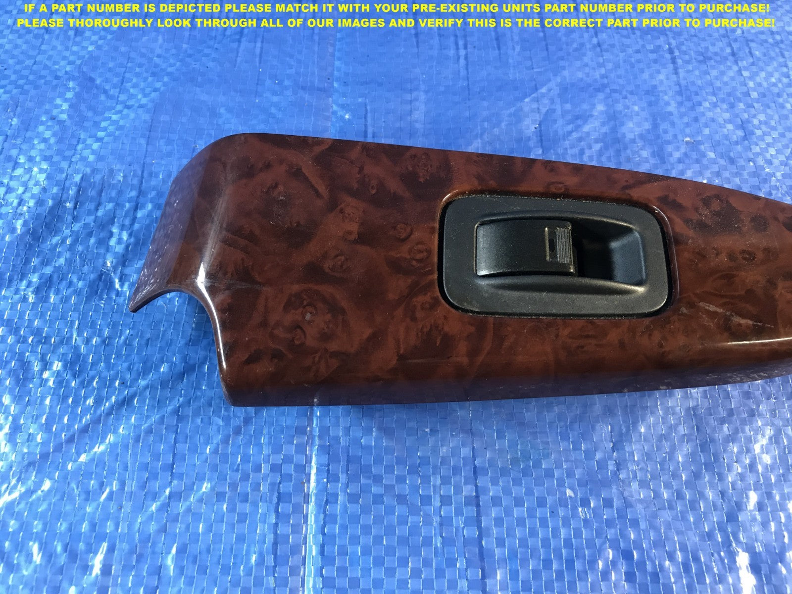 OEM 2004 2005 2006 ACURA MDX DRIVER LEFT REAR WOOD GRAIN WINDOW SWITCH2