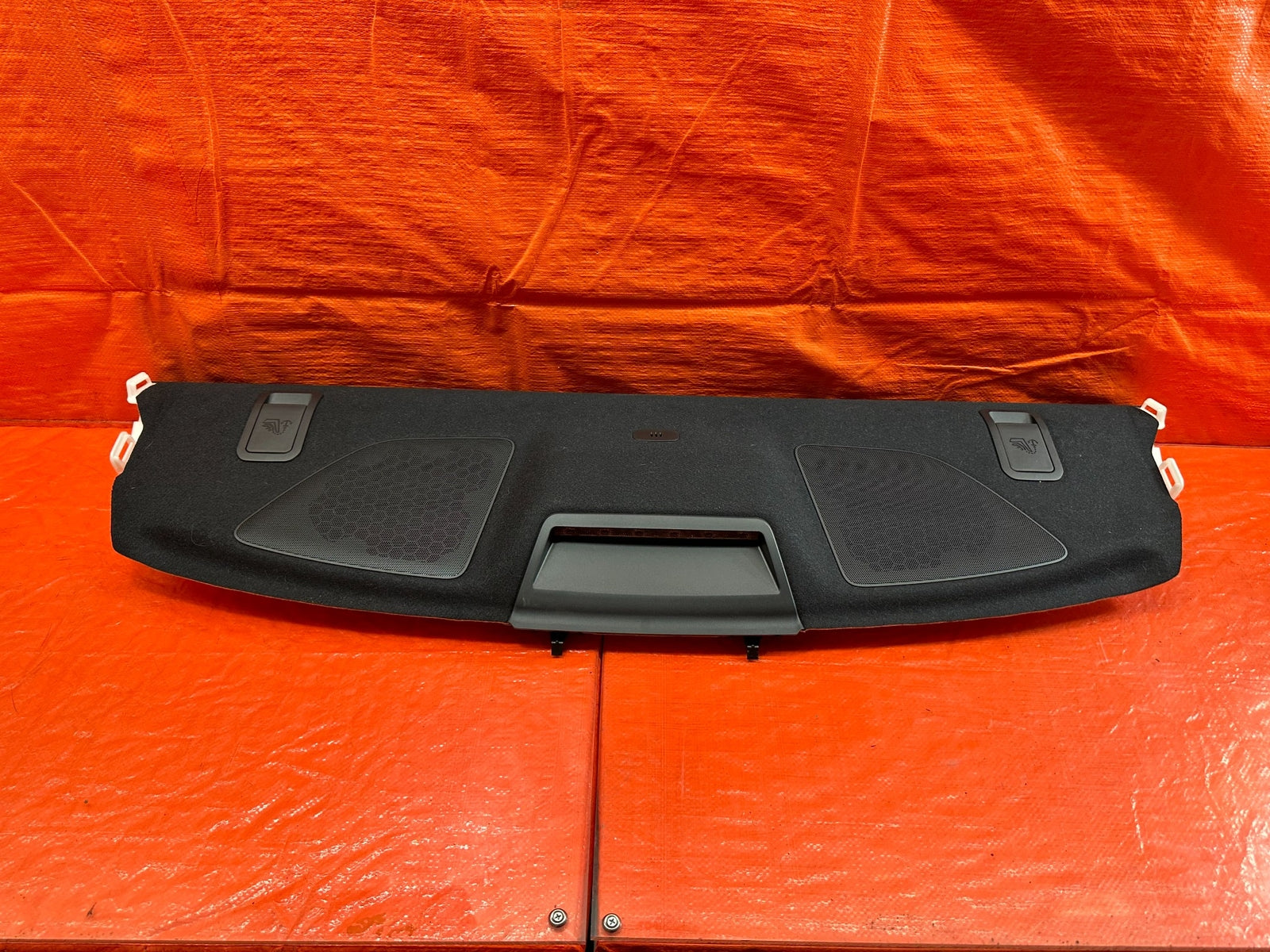17 20 INFINITI Q60   REAR UPPER TRUNK TRIM / SPEAKER COVER   OEM FACTORY #2000