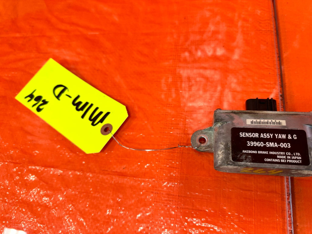 07 08 HONDA CIVIC SI   YAW SENSOR   39960 SMA 003   OEM FACTORY #2645