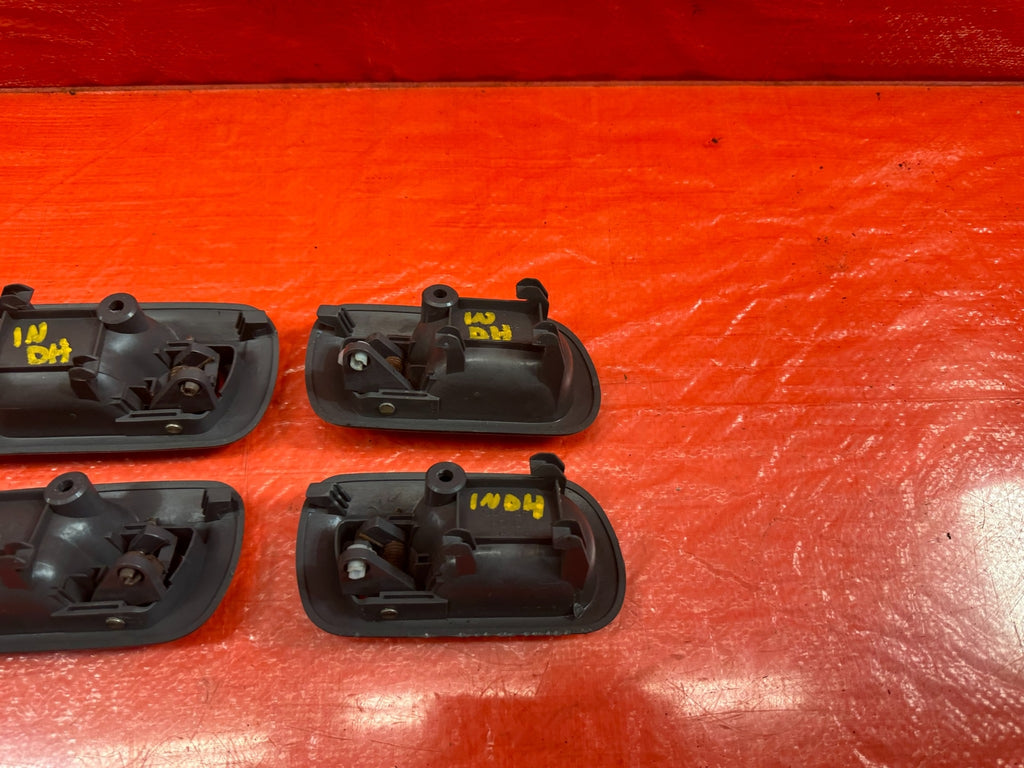 96 00 HONDA CIVIC SEDAN INTERIOR DOOR HANDLE SET LEFT RIGHT FRONT REAR GRAY OEM19