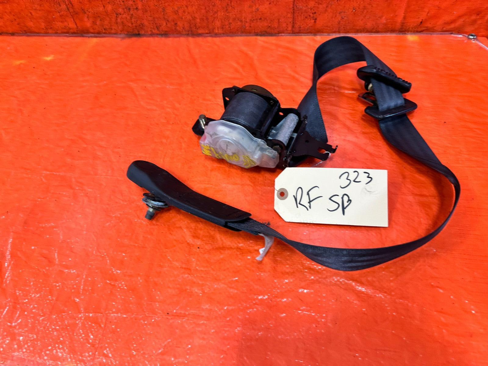 97 01 HONDA PRELUDE   PASSENGER RIGHT FRONT SEAT BELT  SAFETY BELT   OEM #3234