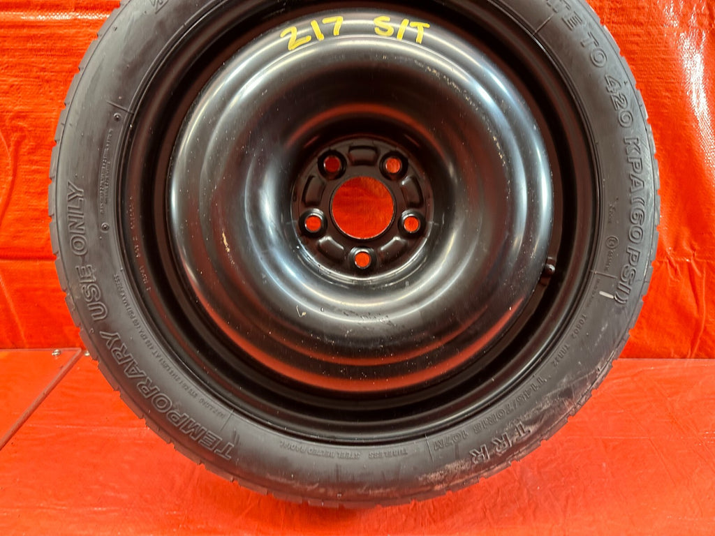 08 15 LANCER EVOLUTION X EVO 10   EMERGENCY SPARE BACK UP TIRE WHEEL RIM OEM 2175