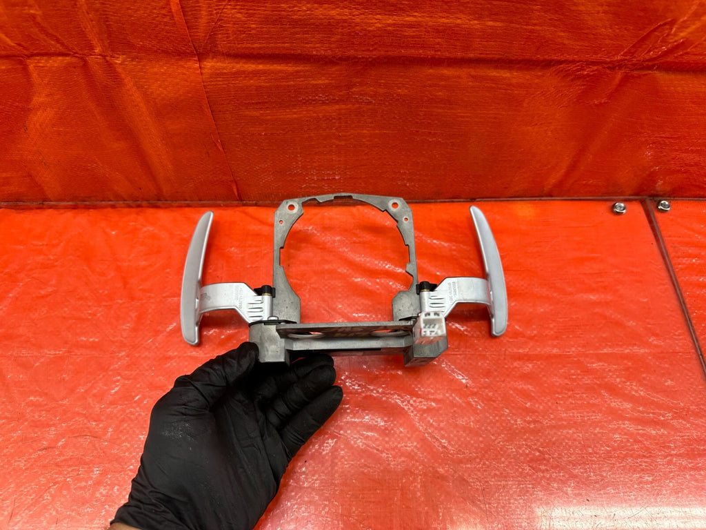 08 15 LANCER EVOLUTION X EVO 10 MR PADDLE SHIFTERS W/ CARBON FIBER TRIM OEM #2149