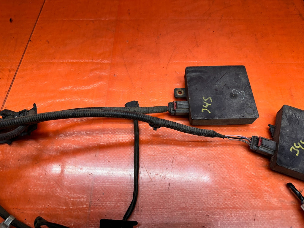 14-15 INFINITI Q50 3.7L AWD REAR BUMPER PARKING SENSORS HARNESS MODULE BOXES #346