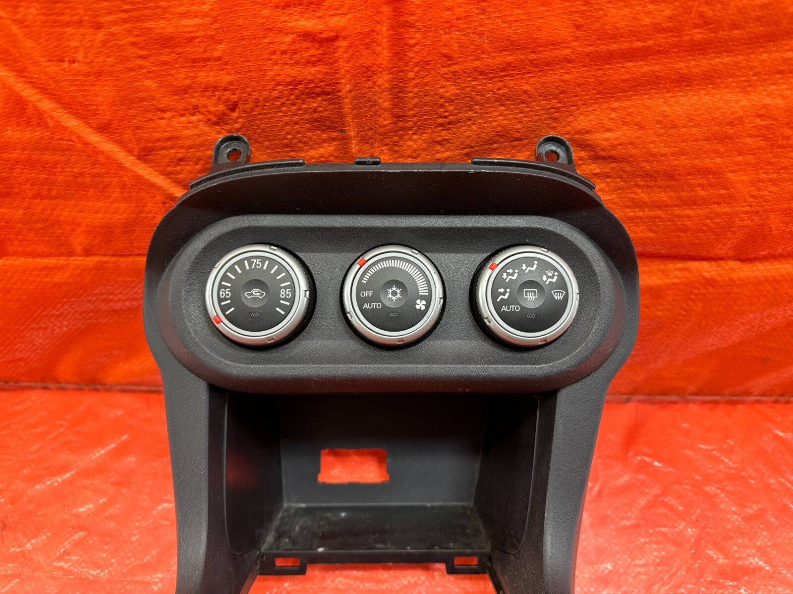 08 12 LANCER EVOLUTION X EVO 10 AC HEATER CLIMATE CONTROL SWITCH W/ TRIM OEM 2173