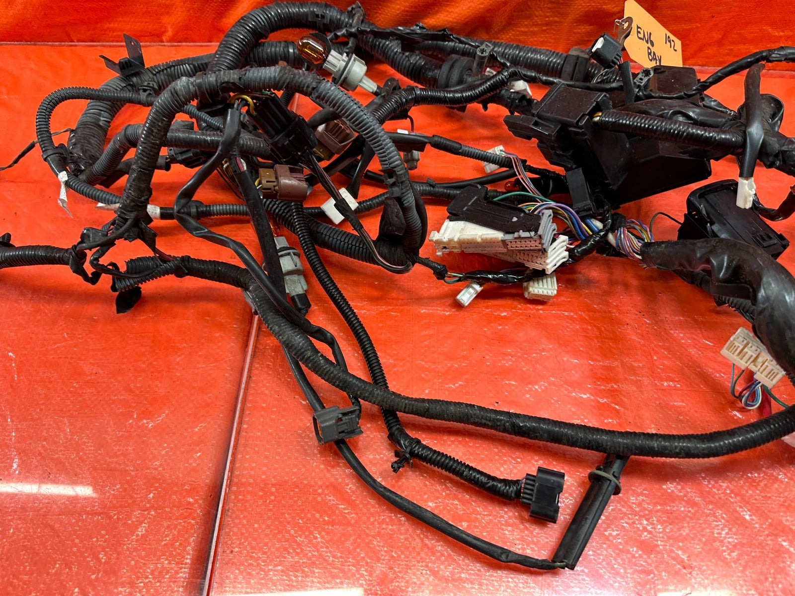 2008 INFINITI G35 X SEDAN ENGINE BAY . UNDER HOOD WIRING HARNESS WIRE LOOM #19211