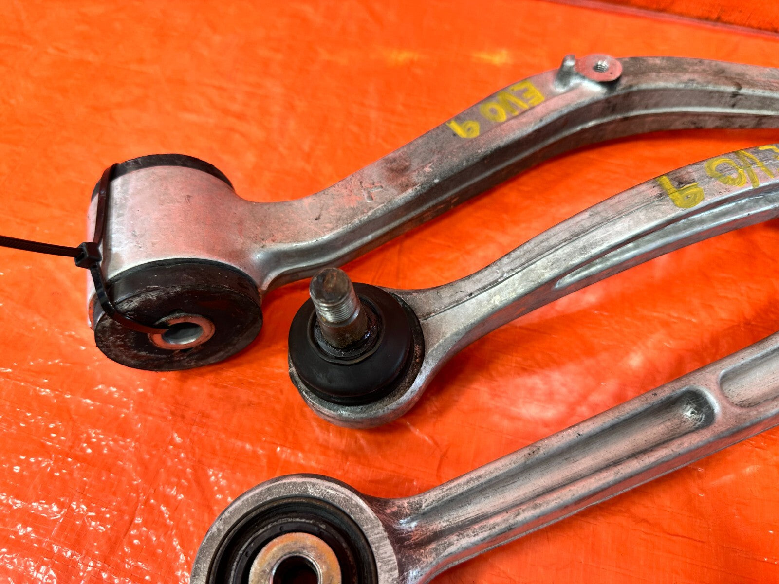 03 06 LANCER EVOLUTION VIII 8 EVO IX 9   DRIVER LEFT REAR LOWER CONTROL ARMS OEM9