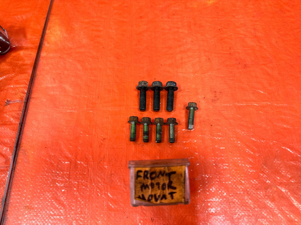 09 14 ACURA TSX   FRONT ENGINE MOTOR MOUNT BOLTS HARDWARE   OEM #3050