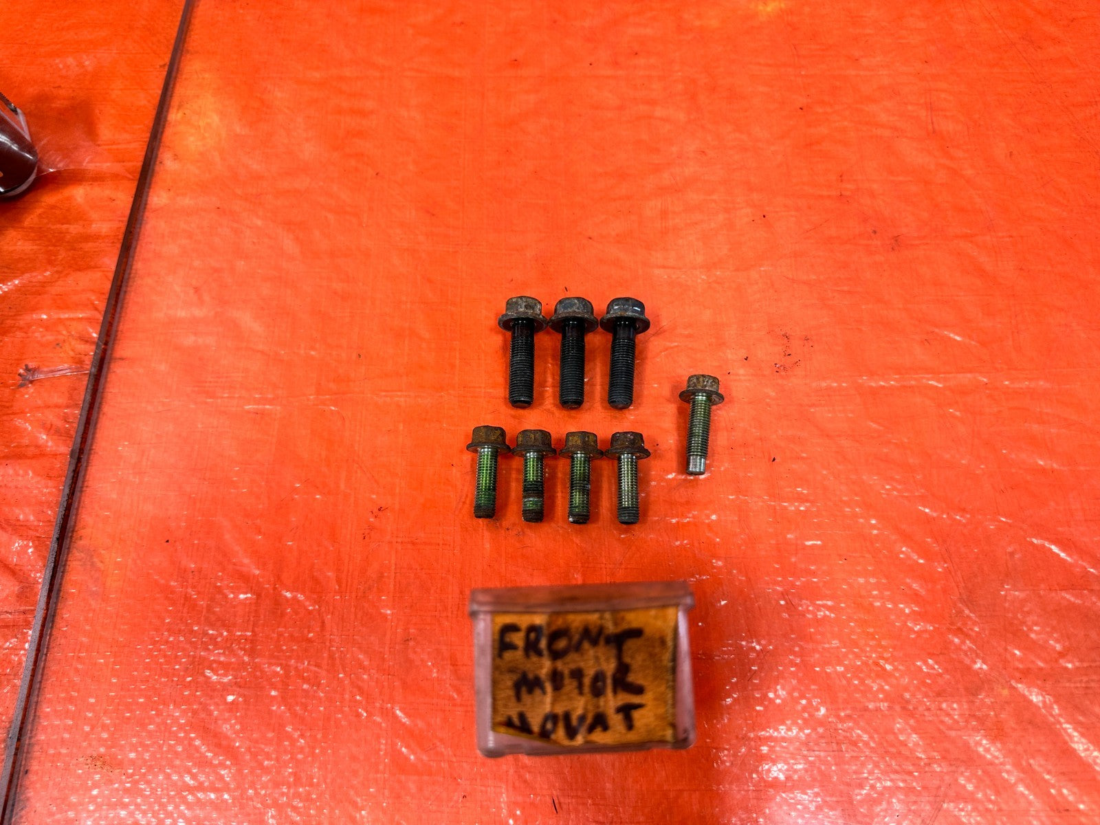 09 14 ACURA TSX   FRONT ENGINE MOTOR MOUNT BOLTS HARDWARE   OEM #3050