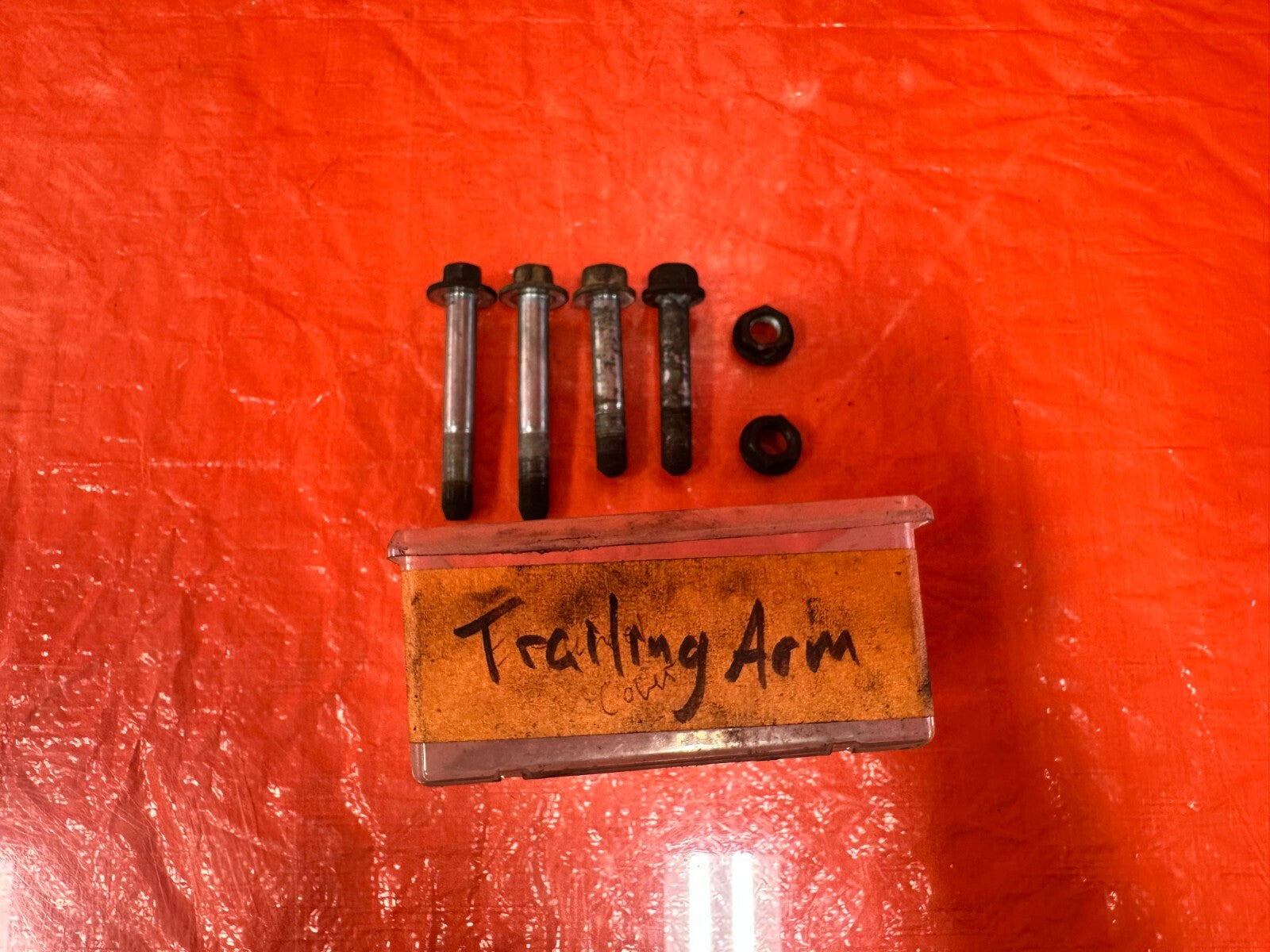 09 14 ACURA TSX   REAR LOWER CONTROL / TRAILING ARM TO CHASSIS BOLTS OEM #2790