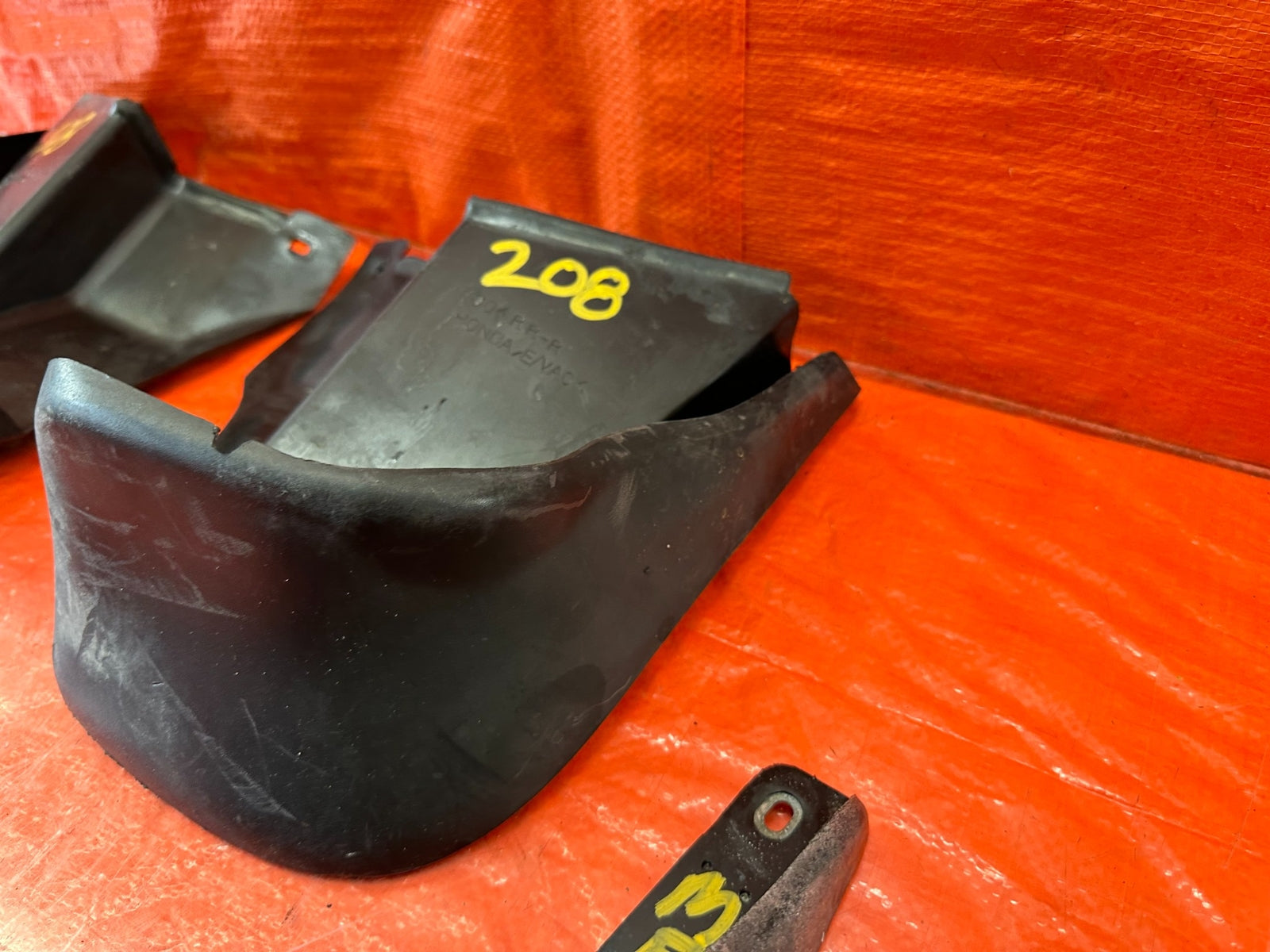 96 98 HONDA CIVIC 2D COUPE FACTORY MUD FLAPS SPLASH GUARDS FRONT & REAR OEM #2089