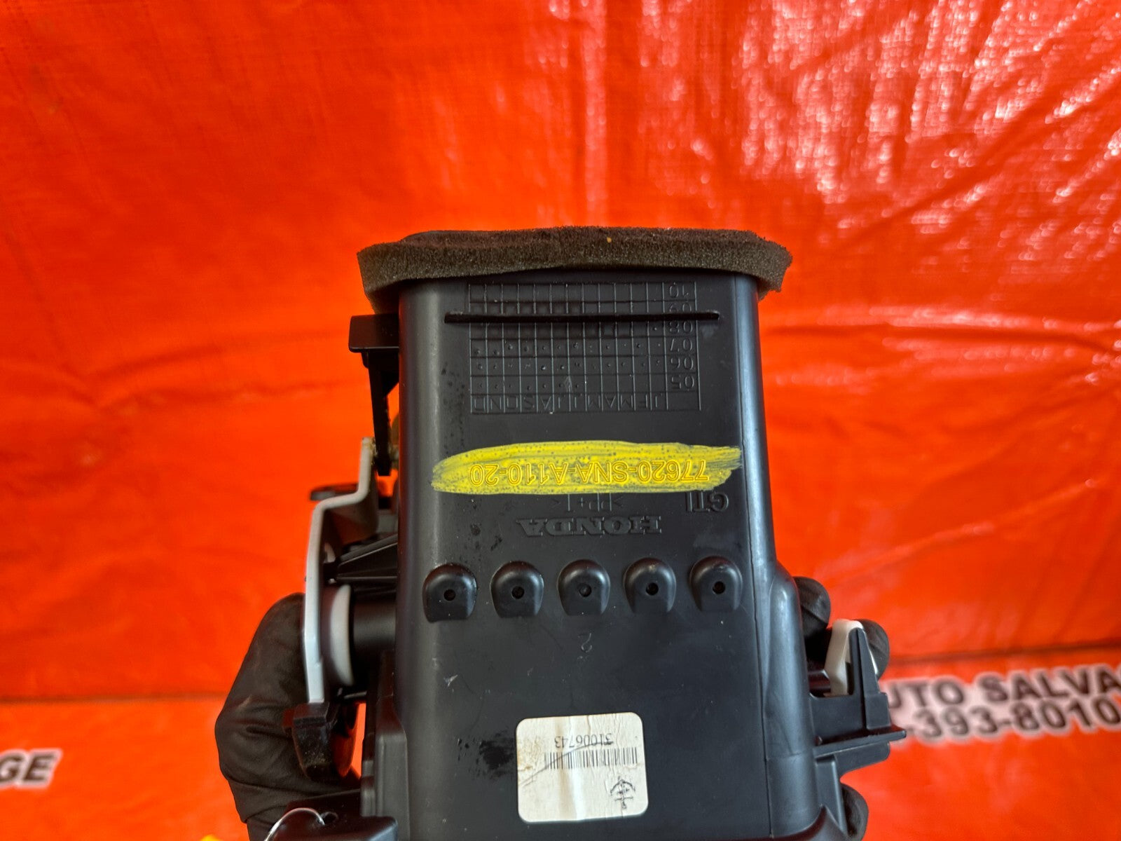 06 11 HONDA CIVIC   AC VENT   OEM PART # 77620 SNA A11    !!MATCH B4 BUY OEM 2607