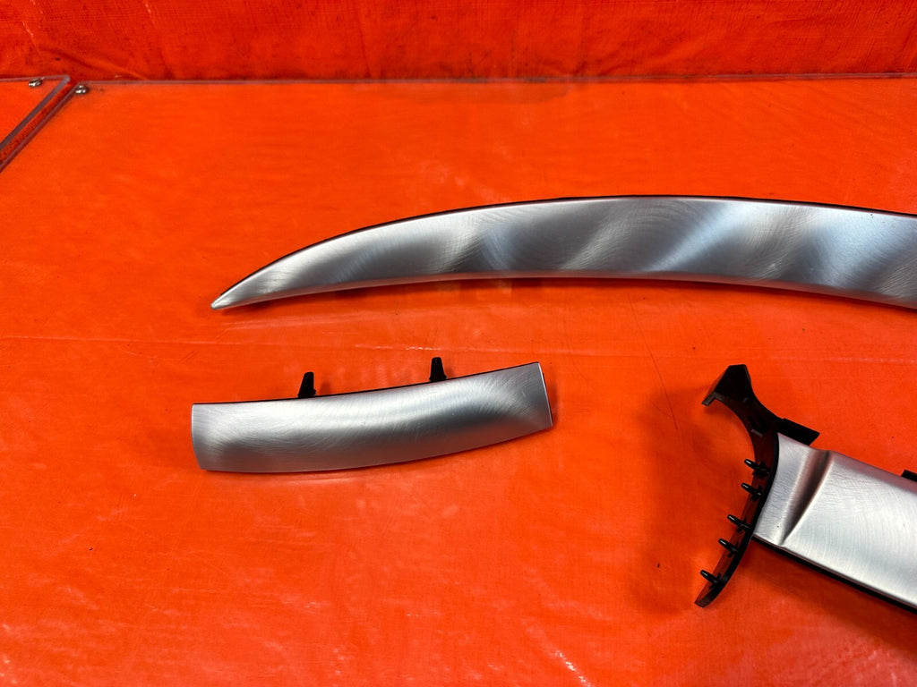 08 15 INFINITI G37 Q60   DASHBOARD TRIM DASH BOARD PANEL CHROME 3 PIECE INSERT3