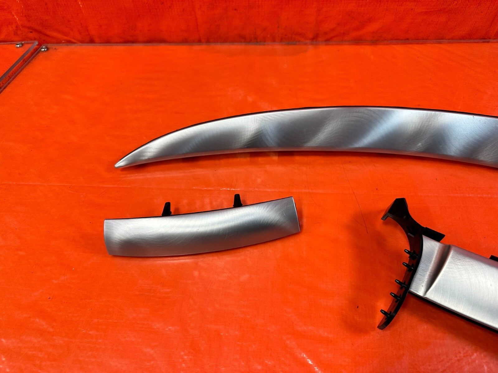 08 15 INFINITI G37 Q60   DASHBOARD TRIM DASH BOARD PANEL CHROME 3 PIECE INSERT3