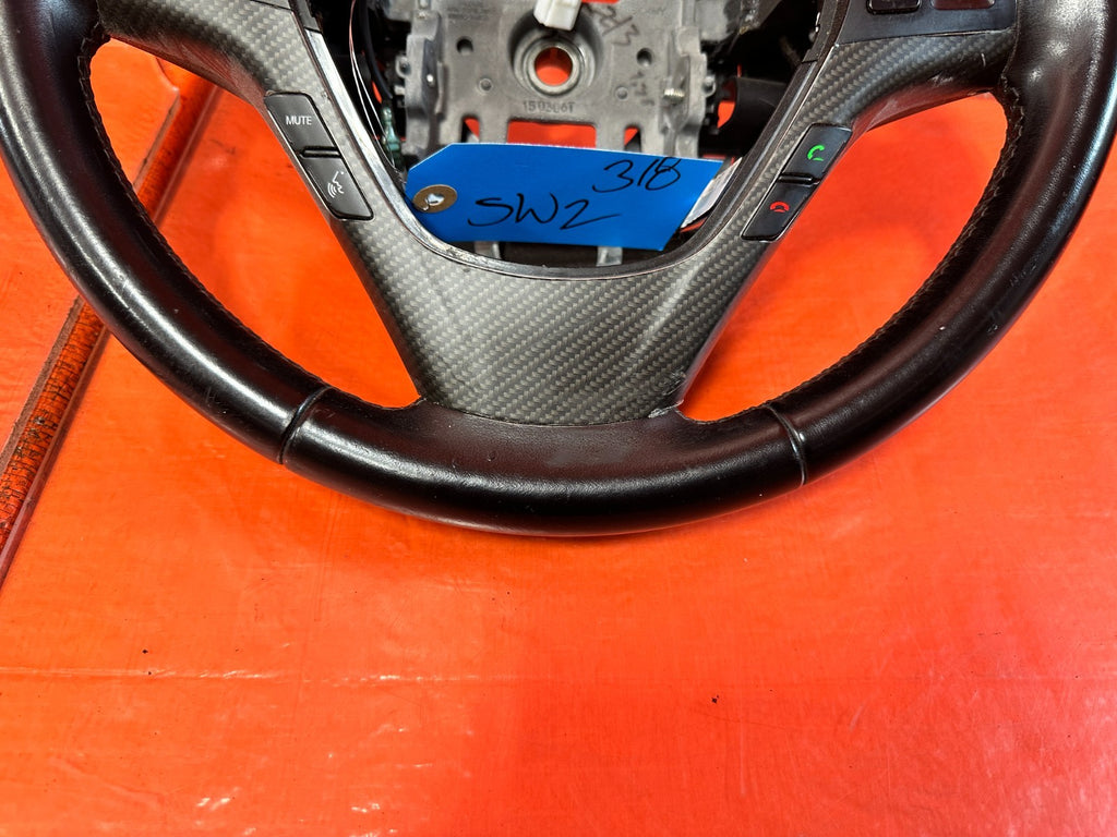 2013 13  HYUNDAI GENESIS COUPE TRACK  STEERING WHEEL W/ PADDLE SHIFTERS OEM 3181