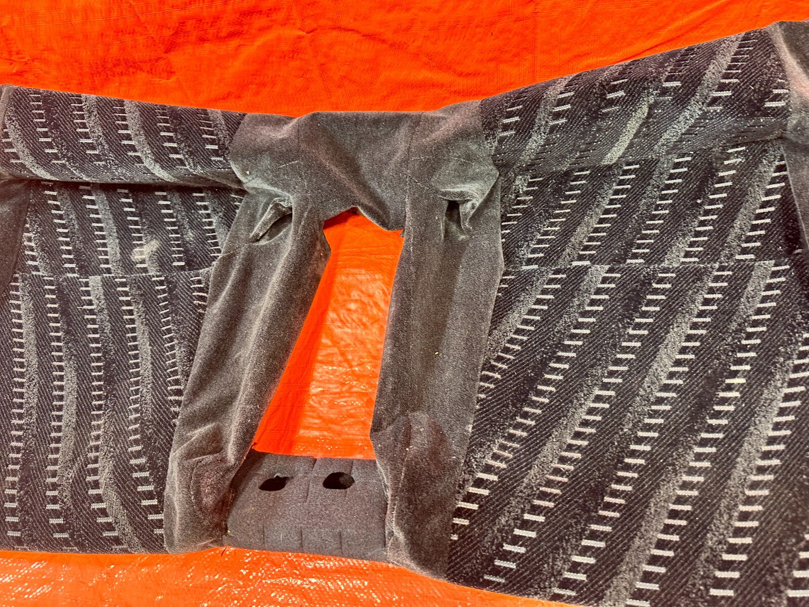 99 01 HONDA PRELUDE REAR LOWER SEAT COVER SKIN LEATHER WRAP CUSHION FABRIC OEM7