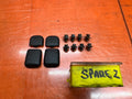 97 01 HONDA PRELUDE 2.2L FRONT SEAT TRACK MOUNTING BOLTS & TRIM COVERS OEM #3350