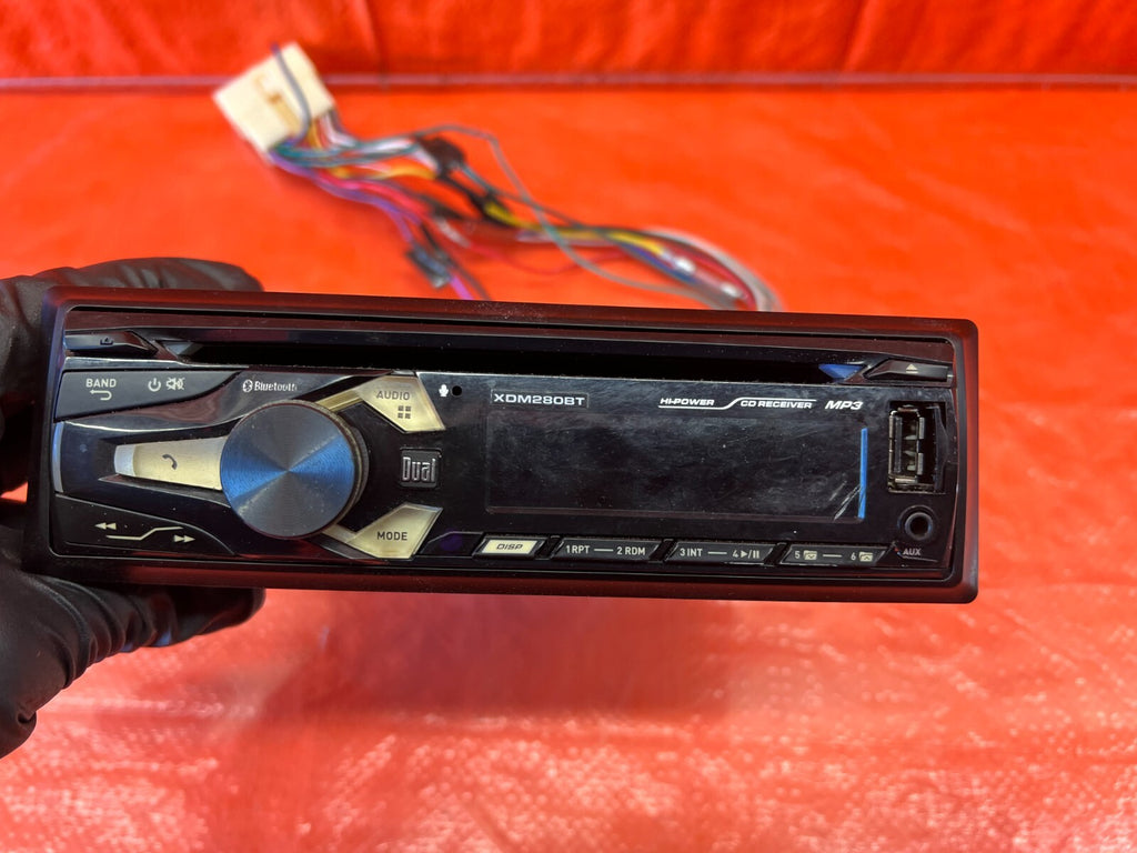 DUAL BRAND   XDM280BT MODEL   AM FM RADIO STEREO   USED   REMOVED FROM CIVIC4