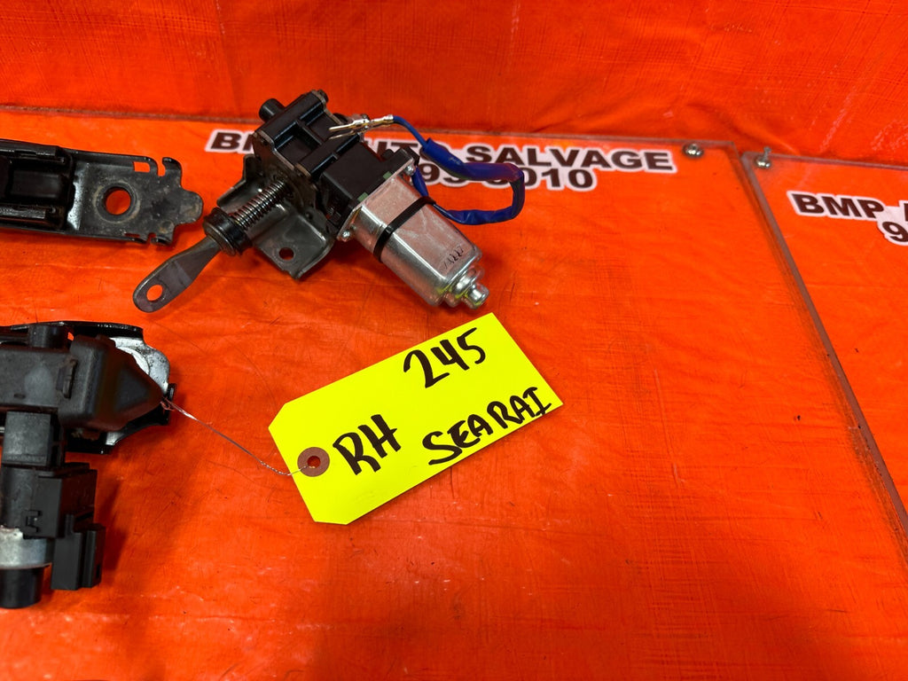 08 09 INFINITI G37 2D COUPE SPORT S   RIGHT SEAT RAILS W/ ALL MOTORS   OEM 2454