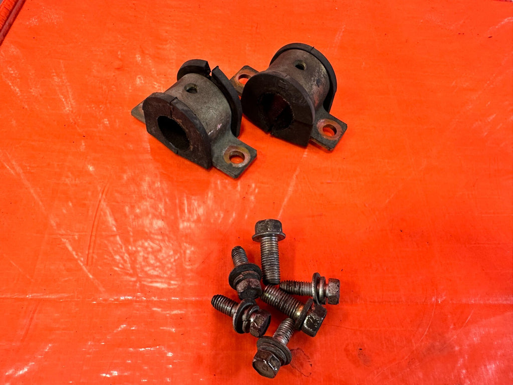 03 06 LANCER EVOLUTION VIII 8 EVO IX 9   FRONT SWAY BAR BRACKETS OEM #EVO98