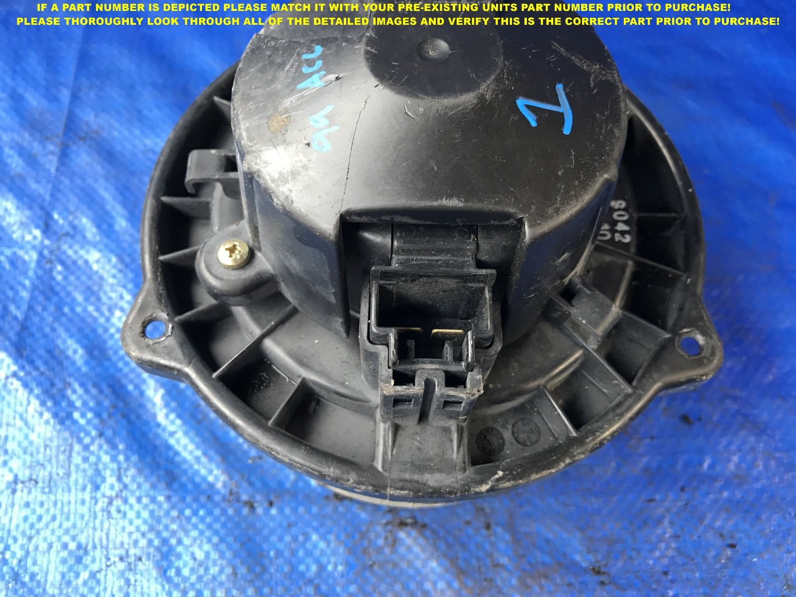 OEM 1998 1999 2000 2001 2002 HONDA ACCORD AC BLOWER MOTOR FAN                 1