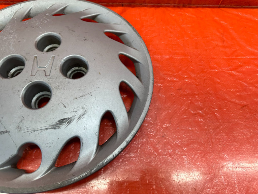 92 95 HONDA CIVIC   FACTORY WHEEL HUB CAP WHEEL PLASTIC COVER   OEM FACTORY OE3