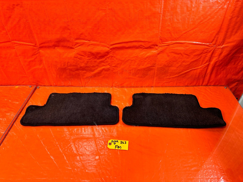 97 01 HONDA PRELUDE   LEFT AND RIGHT REAR FLOOR MAT MATS CARPET CARPETS OEM 2630