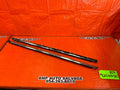 97 01 HONDA PRELUDE   EXTERIOR DOOR WINDOW GLASS TRIM SET LEFT RIGHT   OEM #2590