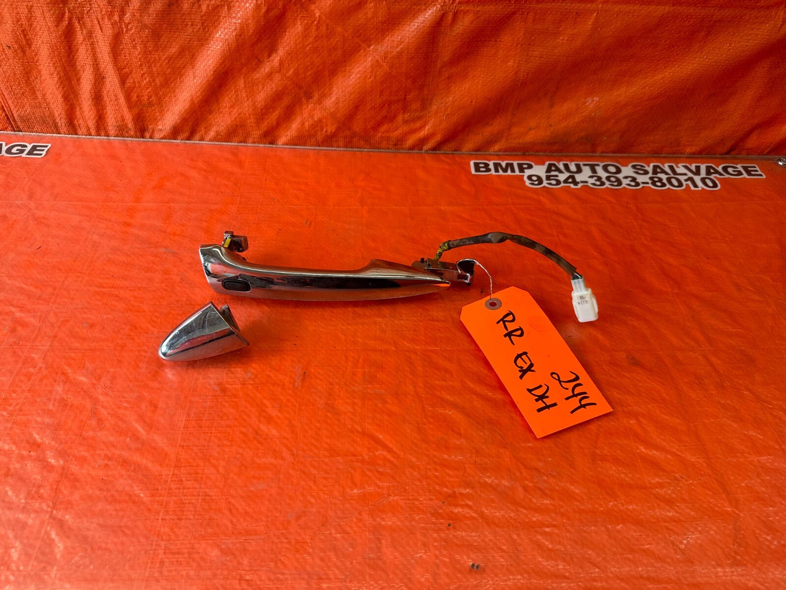 07 12 LEXUS ES350   PASSENGER RIGHT REAR   EXTERIOR DOOR HANDLE   OEM #2440