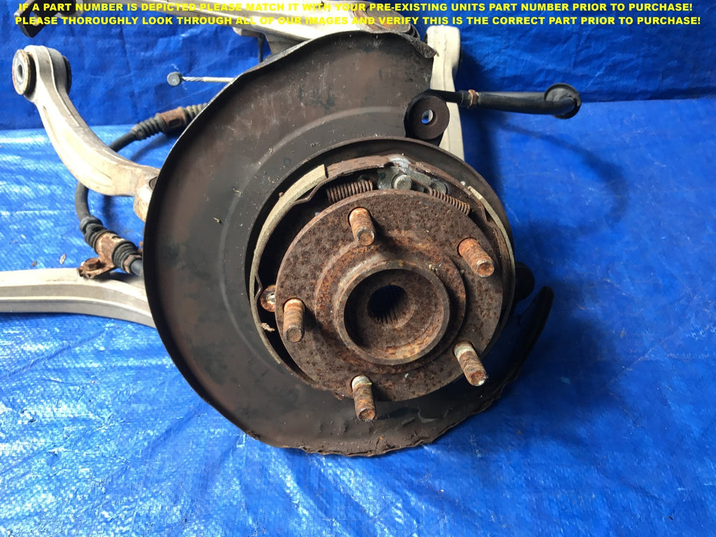OEM 2003 2004 2005 MITSUBUSHI EVOLUTION DRIVER LEFT REAR KNUCKLE SPINDLE 100%1