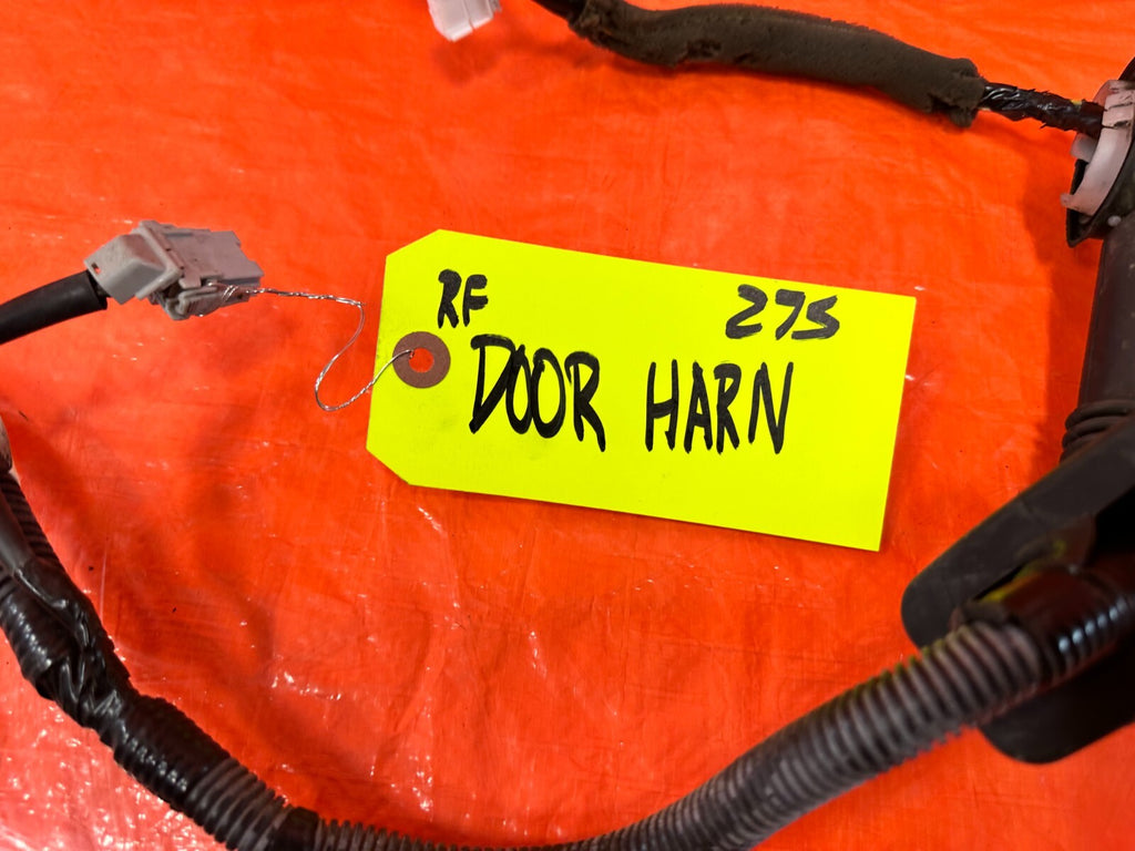 06 08 ACURA TSX   PASSENGER RIGHT FRONT DOOR WIRING HARNESS WIRE LOOM   OEM #2755