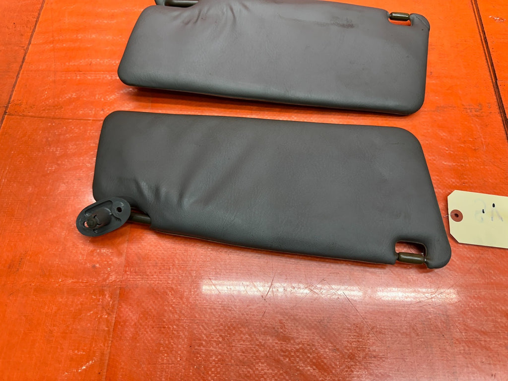 97 01 HONDA PRELUDE 2.2L SUN VISORS SHADES MIRROR LEFT RIGHT PAIR SET OEM #3357
