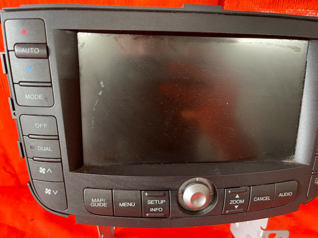 07 08 ACURA TL   INFORMATION DISPLAY SCREEN    THERE IS A SCRATCH ON SCREEN  7