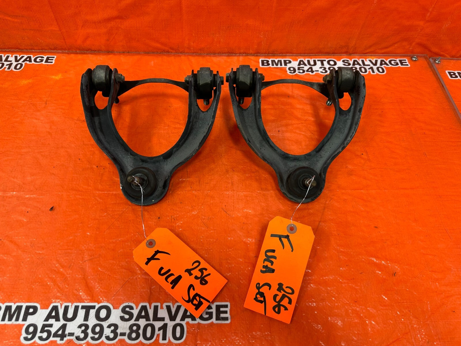 93 97 HONDA DEL SOL   FRONT UPPER CONTROL ARMS LEFT & RIGHT SET   OEM #25611