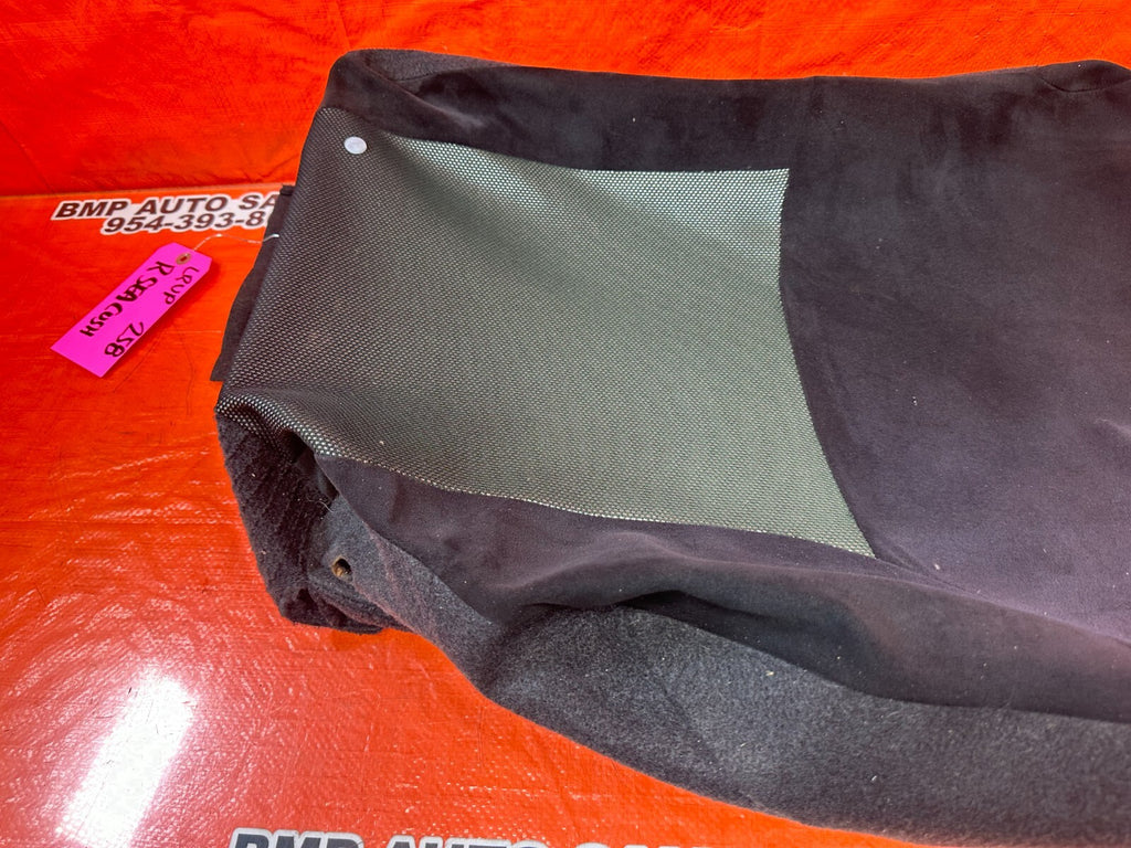 02 05 HONDA CIVIC SI EP3 DRIVER LEFT REAR UPPER SEAT SKIN WRAP COVER OEM 2587