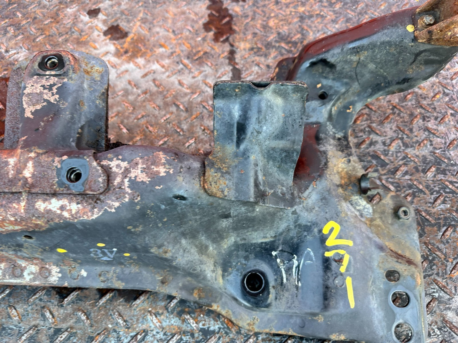 92 95 HONDA CIVIC   MANUAL RACK   SUBFRAME CROSSMEMBER K FRAME ENGINE CRADLE OEM4