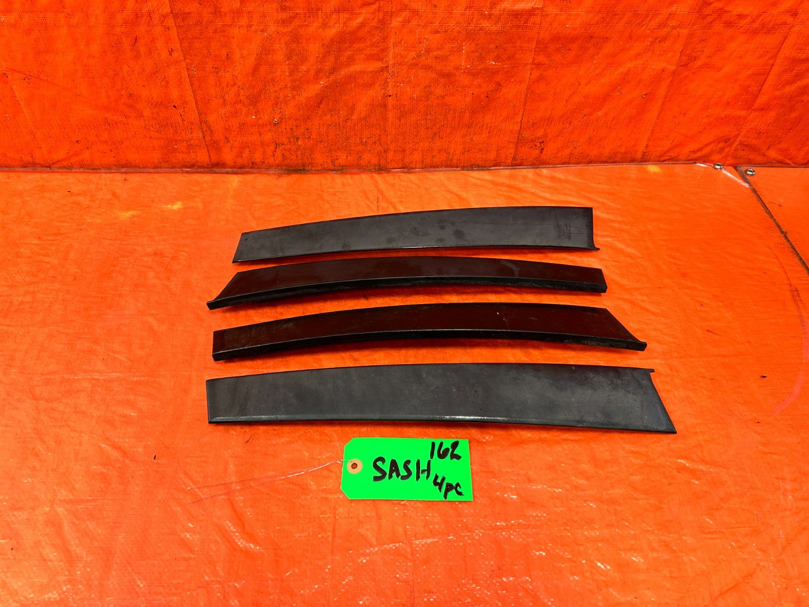 96 00 HONDA CIVIC   SEDAN   DOOR SASH SET   LEFT RIGHT FRONT REAR   OEM #162 OE0