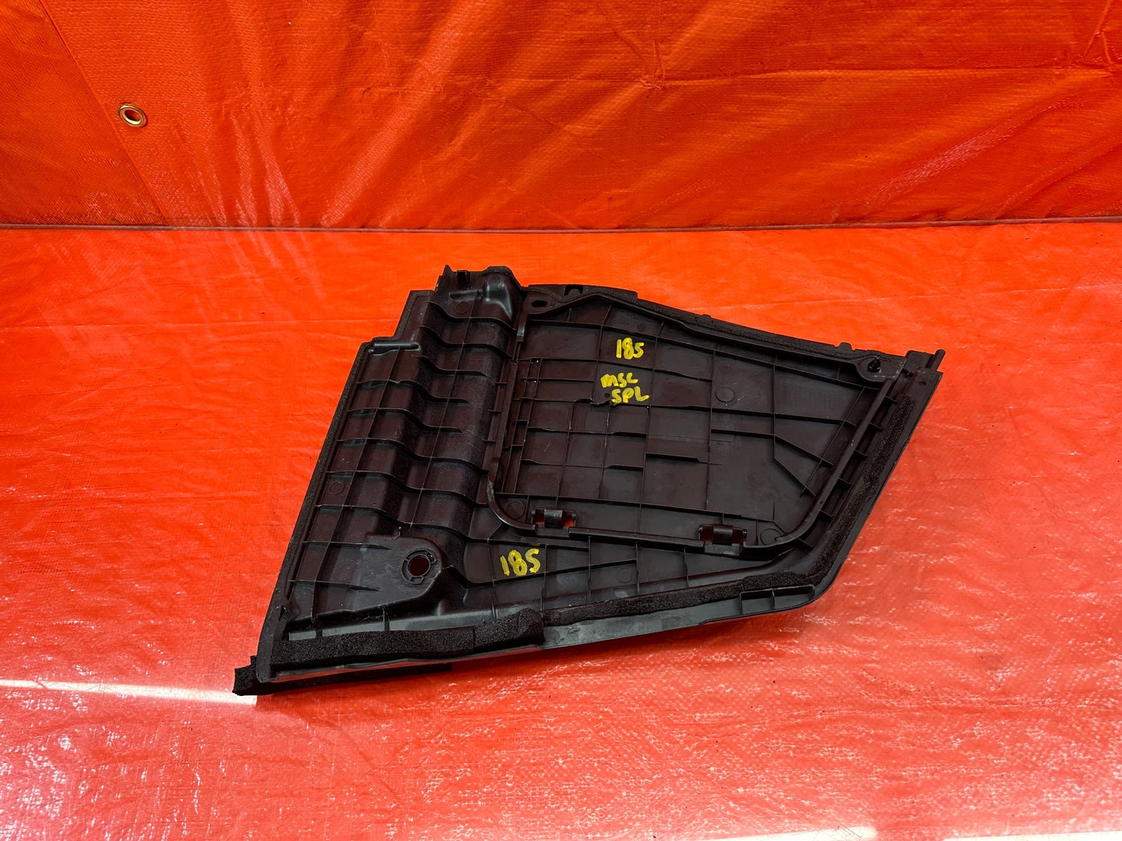 14 20 INFINITI Q50 Q60   BRAKE FLUID UNDER HOOD TRAY FRAME PLASTIC   OEM #1859