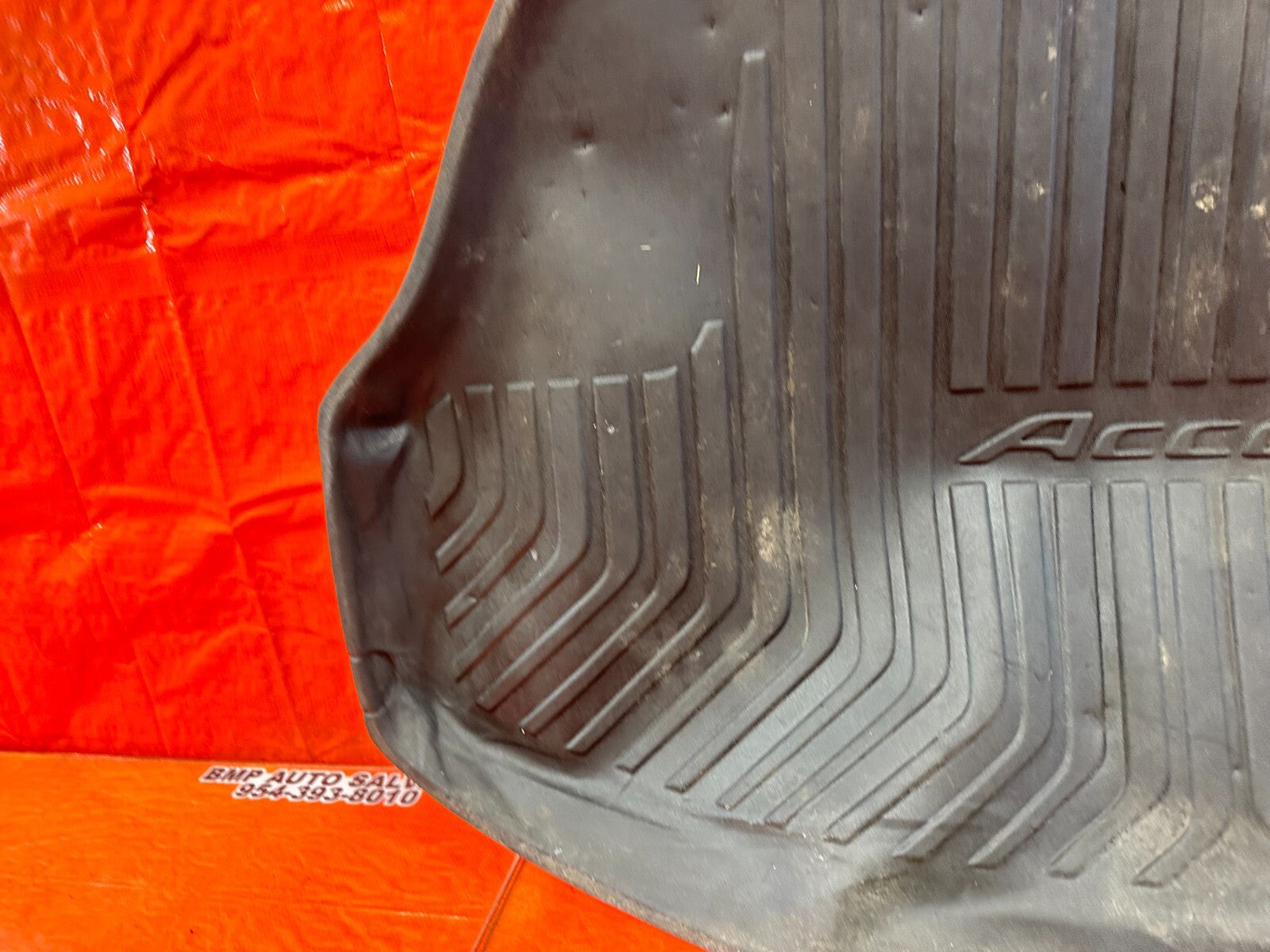 13 17 HONDA ACCORD SEDAN EXL ALL WEATHER TRUNK RUBBER MAT LINER CARGO TRIM OEM2