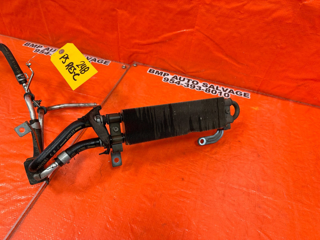 08 15 INFINITI G37 2D   POWER STEERING FLUID OIL COOLER W/ TANK   OEM #2487