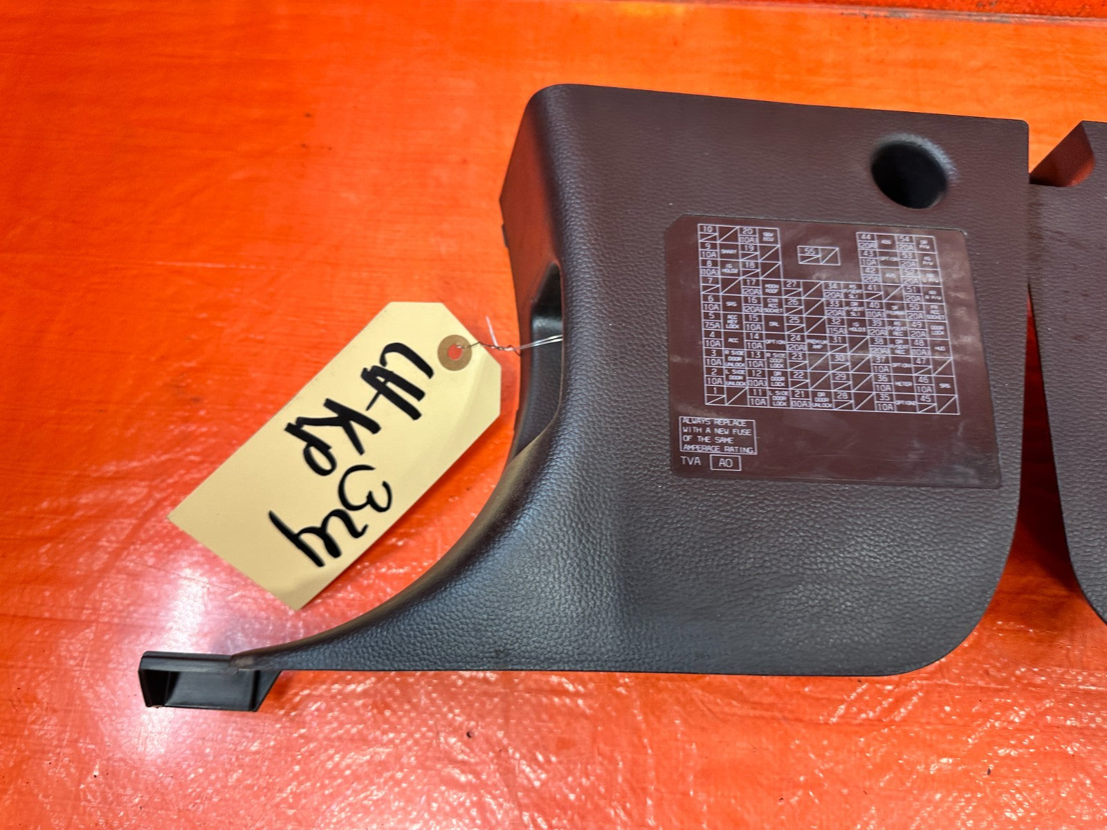 18 22 HONDA ACCORD 1.5L   LEFT AND RIGHT INTERIOR KICK PANELS   BLACK   OEM #3248