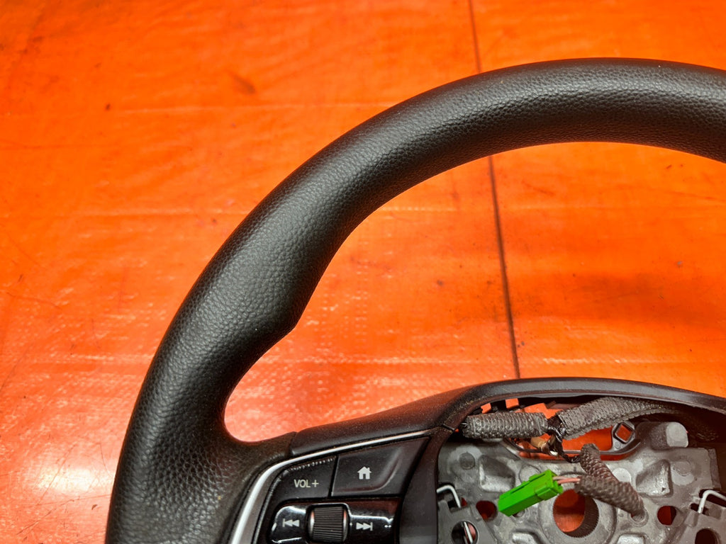 18-22 HONDA ACCORD LEATHER STEERING WHEEL ASSEMBLY W/ SWITCHES OEM #18ACC5