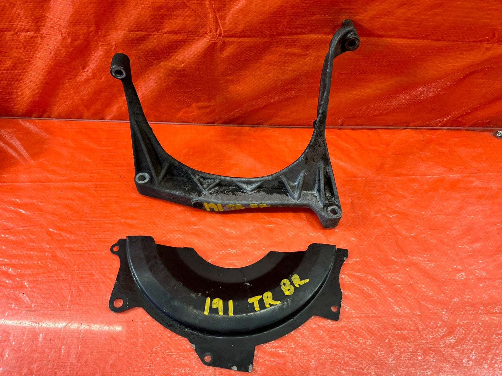 96 00 HONDA CIVIC   AUTOMATIC ENGINE STIFFENER TRANSMISSION ALUMINUM BRACKET 1917